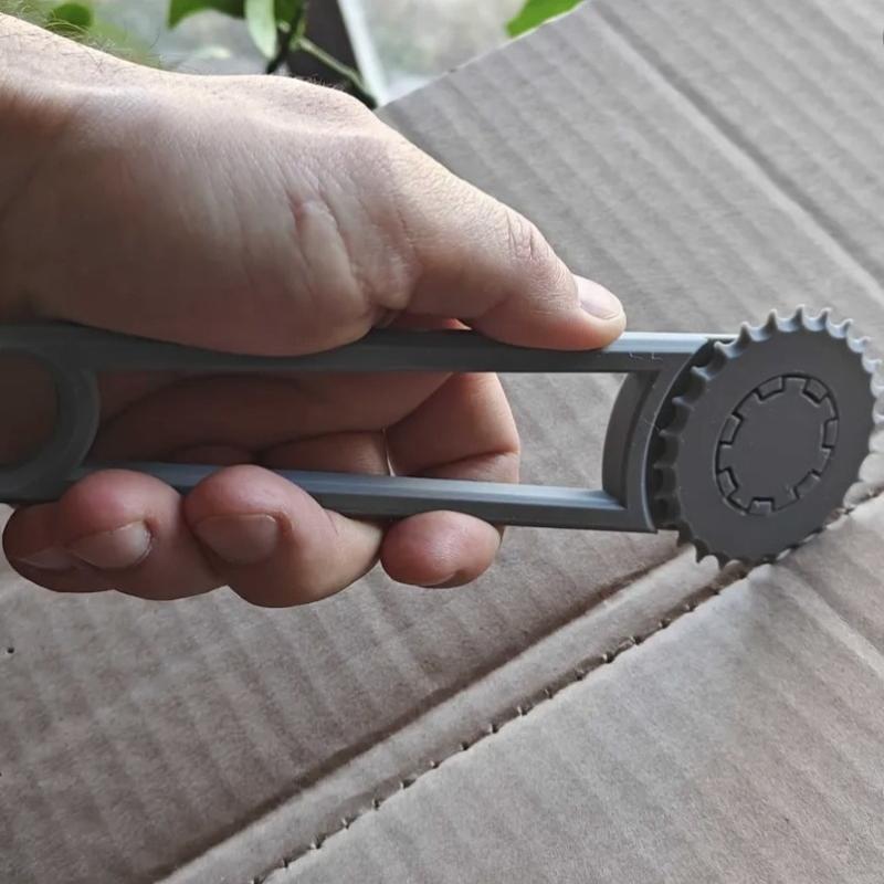Art Craft Paper - 頑丈な段ボール穴あけパンチ、滑り止めハンドル付き、家庭用DIY包装、アートクラフトプロジェクト用ペーパーパンチツール