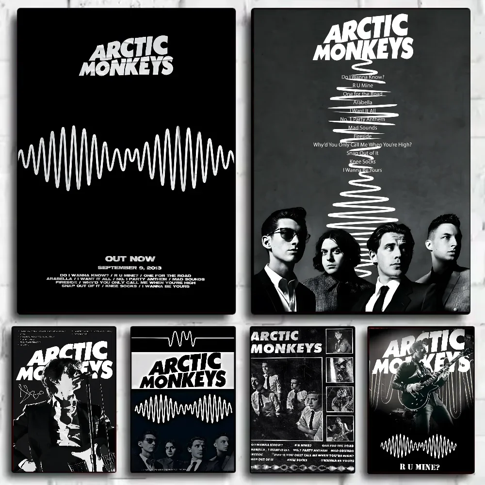 Art Craft Toys - A-Arctic M-Monkeys ロックバンド音楽カバーポスター HD アートウォール防水ホームリビングルームベッドルームバー美的装飾