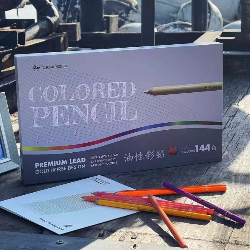 Colored Pencil Professional - ゴールドホース B11 プロフェッショナル油性色鉛筆 3.8 ミリメートルビッグコア 144