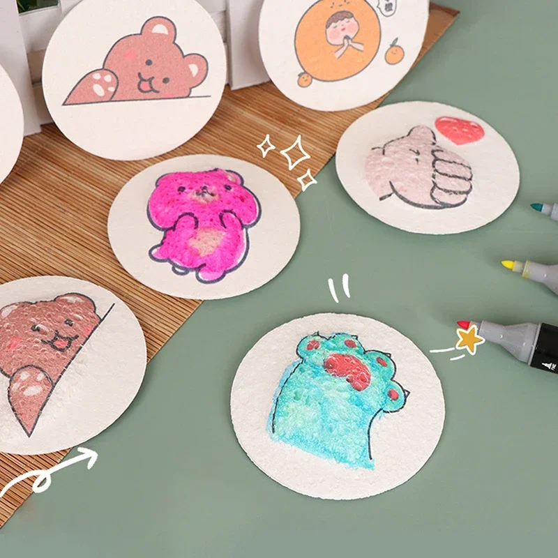 Art Craft Toys - 3D パフィーフォームテクスチャペイントペーパー子供のための DIY 描画アート教育クラフトスポンジキャンバスボード手芸おもちゃ