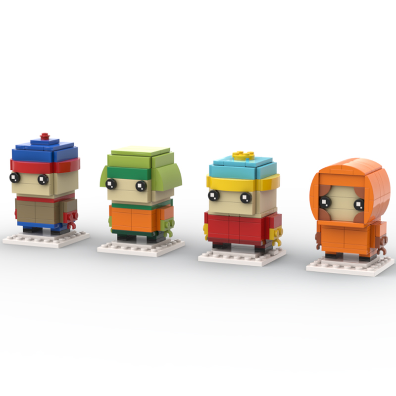 Art Craft Gift Ideas - 336ピース MOC サウスパーク ブリックヘッズ モデル ビルディングブロック