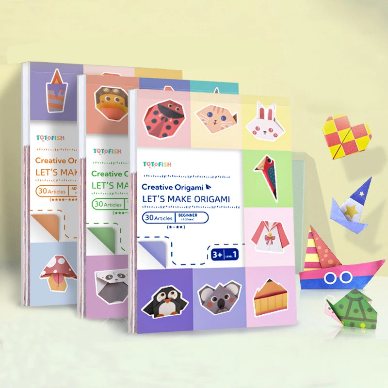 Art Craft Books - Fuuny 折り紙ペーパークラフトガイドブック プロジェクト用品 初心者向け 子供 キッズ