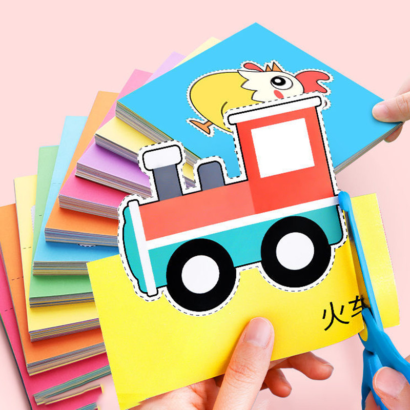 Art Craft Books - 96個の楽しいペーパーカッティングセット、ペーパーカッティング、ペーパーアート、はさみスキルアクティビティペーパーカッティングブック、子供用はさみクラフトキット、子供に安全なはさみ付き、クリエイティブゲーム、安全なはさみ、ペーパーアート、クリエイティブプレイタイム、はさみ