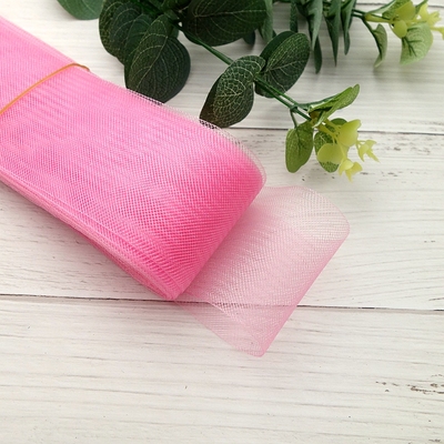 柔らかいポリエステルメッシュリボン、フラットな無地のクリノリ - Art Craft Materials のレビューと価格