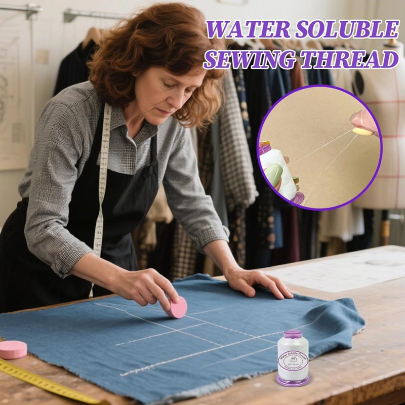 ミシン用糸 1492.7フィート 水溶性ミシン糸 溶けるコー - Art Craft Us のレビューと価格