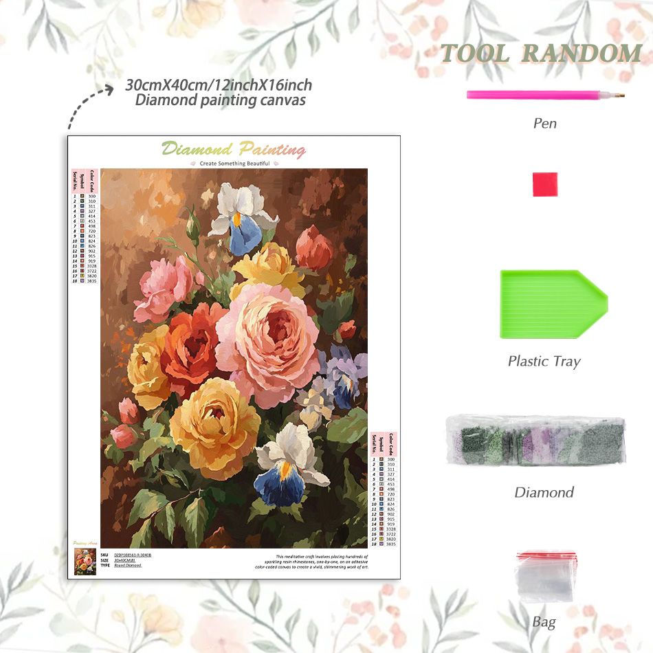 CHENISTORYフラワー5Dダイヤモンドペインティングキ - Art Craft Gift Ideas のレビューと価格