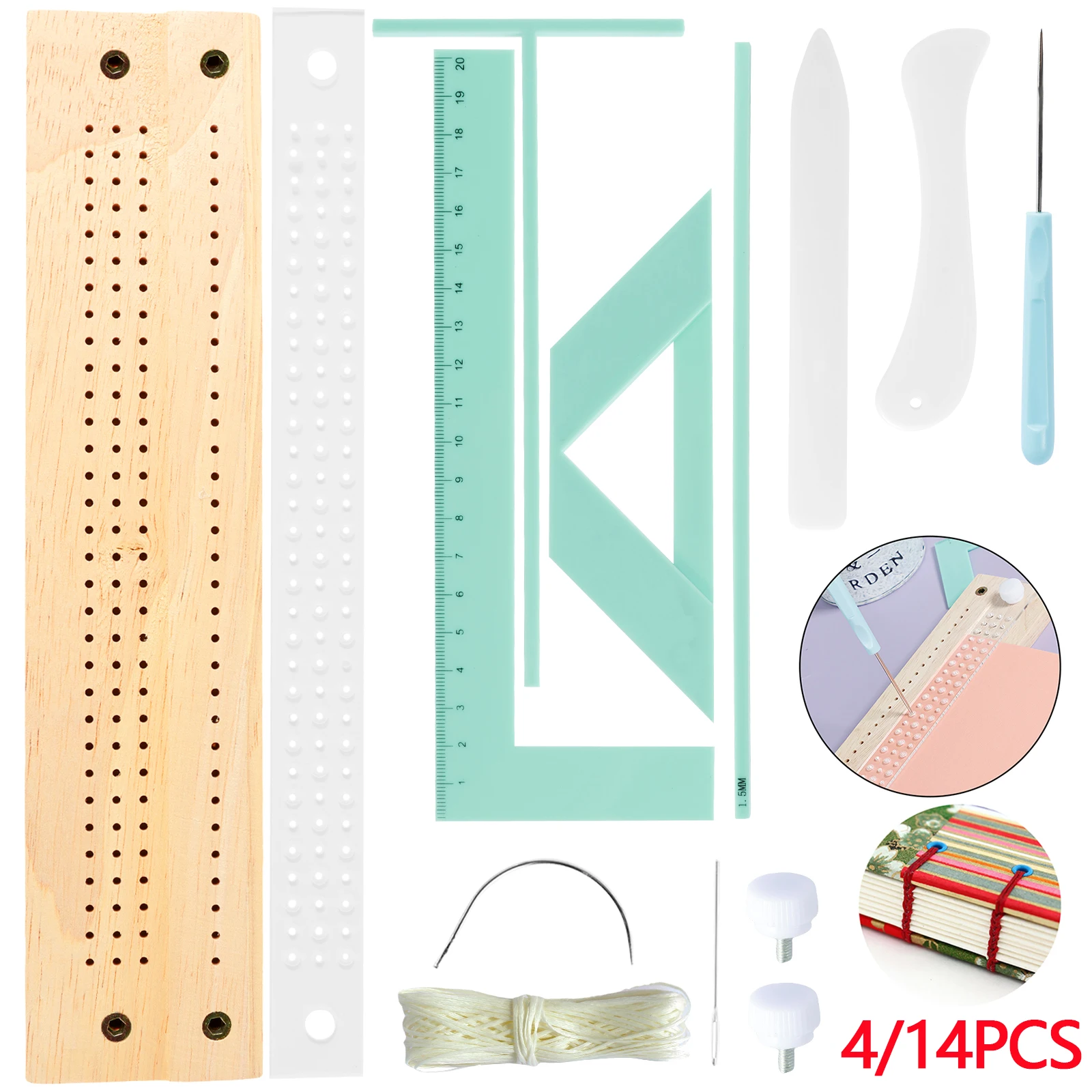 14/4 個スクラップブッキングツール製本キットスターターノ - Art Craft Books のレビューと価格