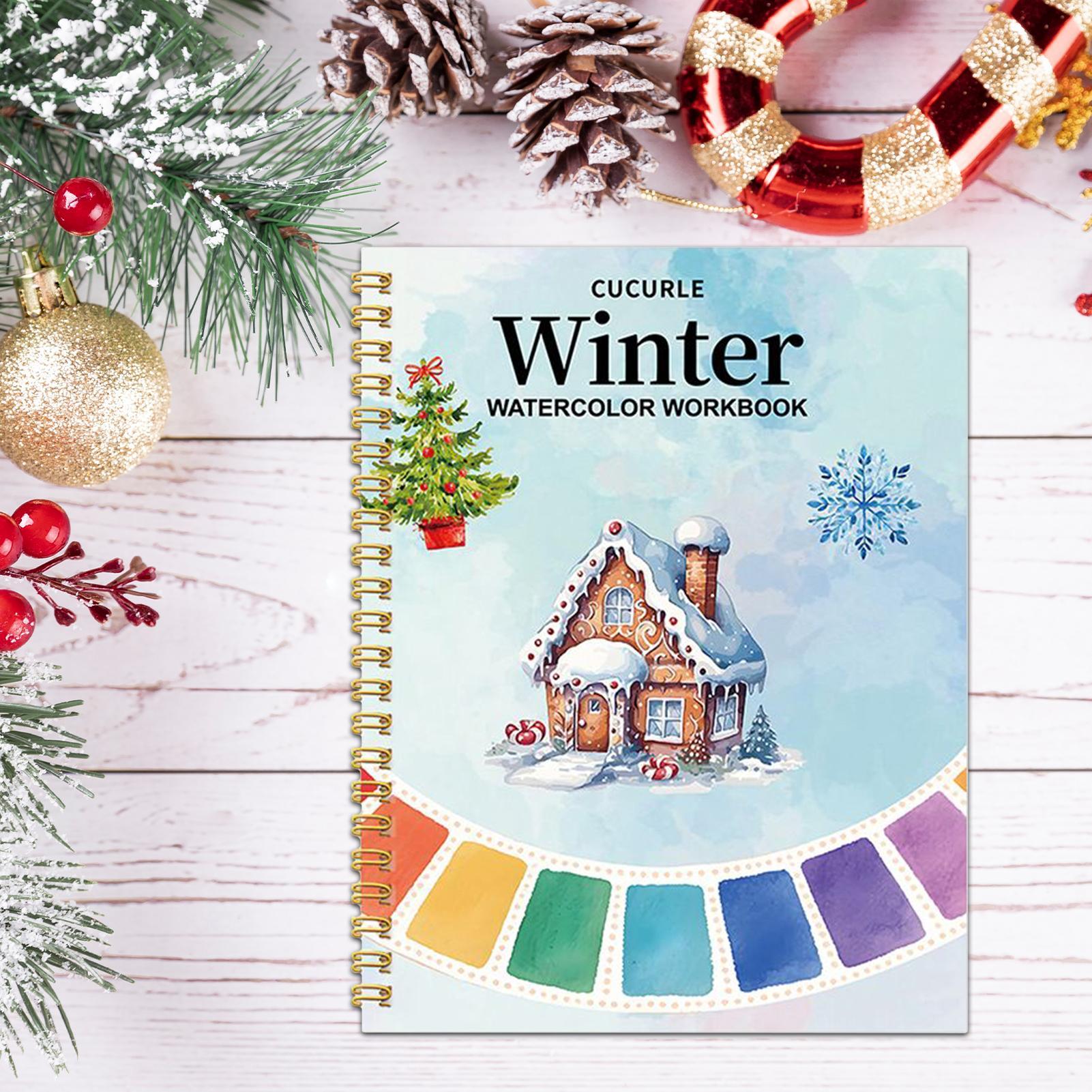 初心者向け水彩ワークブック クリスマス水彩ワークブック ぬり - Art Craft Books のレビューと価格