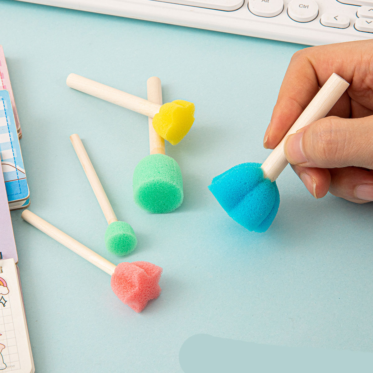 10 個ペイント陶器スポンジペイント用フェイスペイントスポン - Art And Craft With Paint のレビューと価格