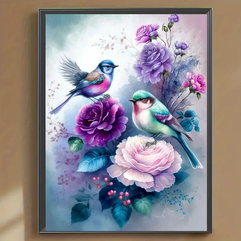 鳥のさえずりと花の香りのダイヤモンドペインティングセット1セ - Art Craft Animals のレビューと価格