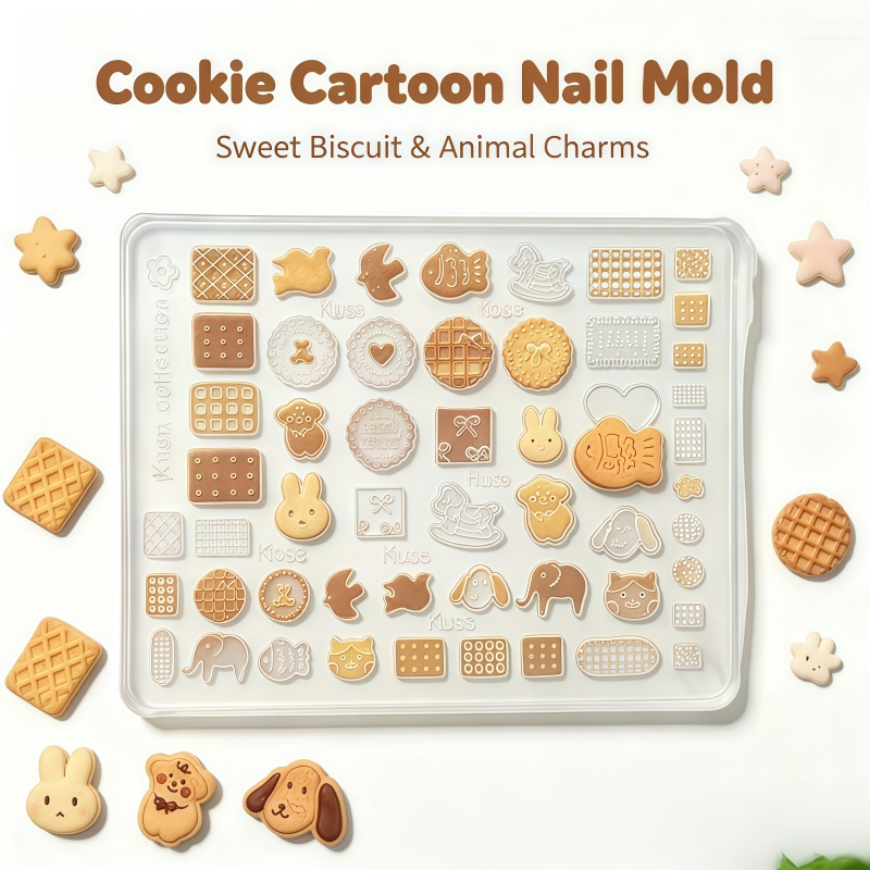 かわいい動物ネイルアート＆クッキーベーキングモールドセット  - Art Craft Rabbit のレビューと価格