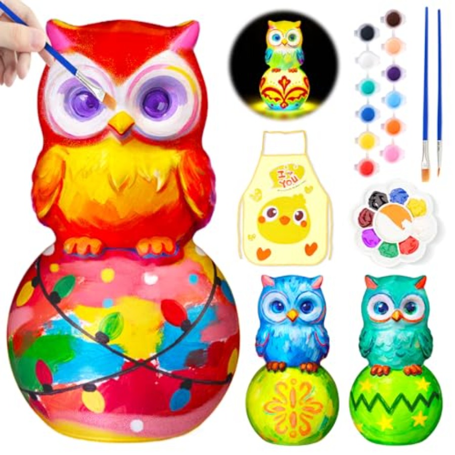 ペイントユアヨウンランプキット、8～12歳向けアート＆クラフ - Art Craft Kits のレビューと価格