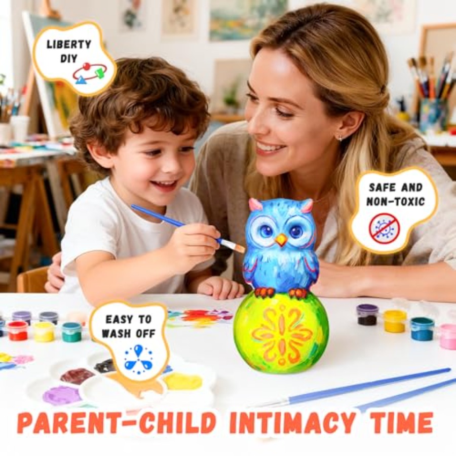 ペイントユアヨウンランプキット、8～12歳向けアート＆クラフ - Art Craft Kits のレビューと価格