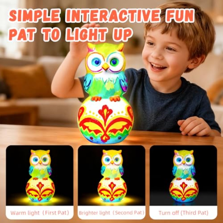 ペイントユアヨウンランプキット、8～12歳向けアート＆クラフ - Art Craft Kits のレビューと価格
