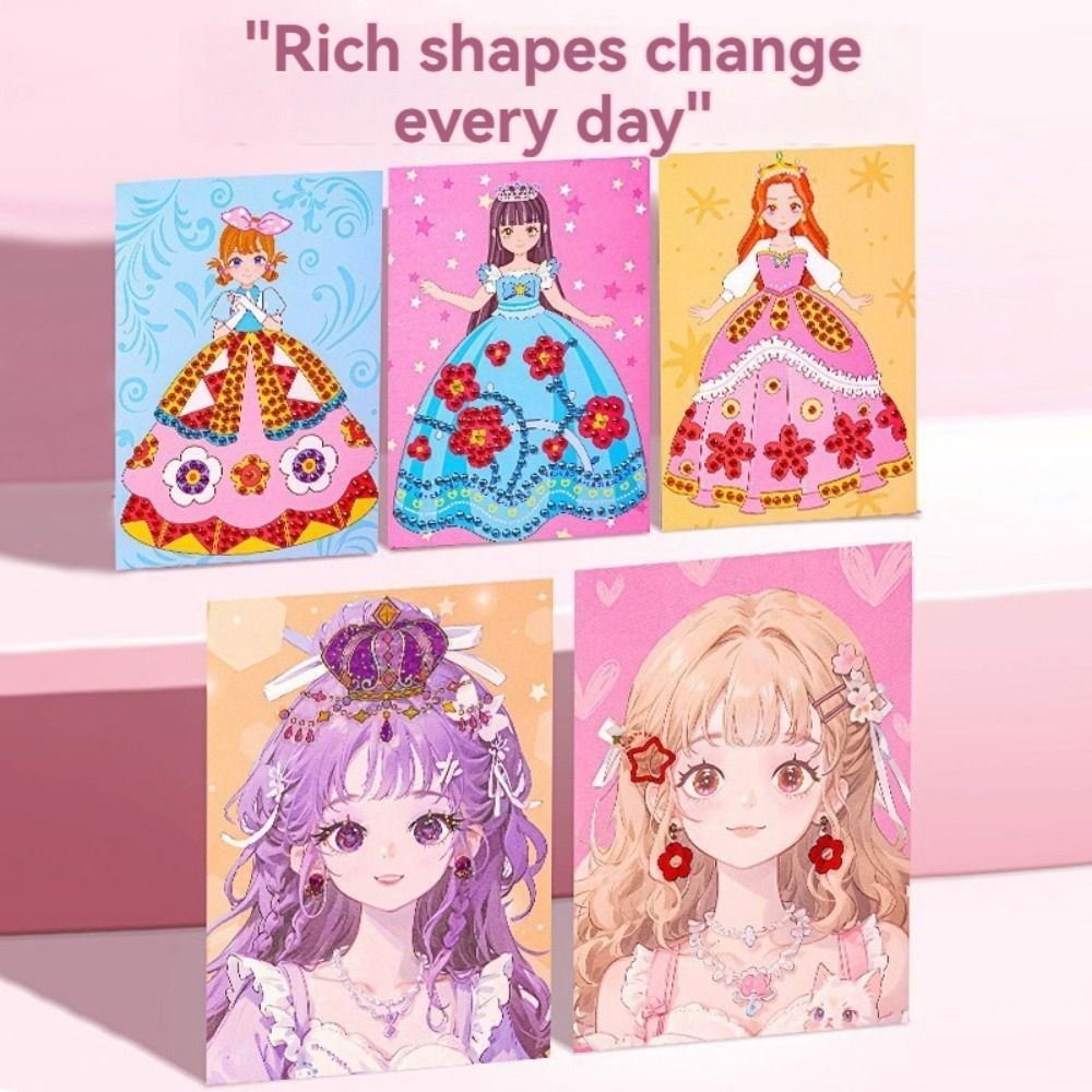 新しい3in1 DIYプリンセスメイクアップセット ダイヤモ - Art Craft Books のレビューと価格