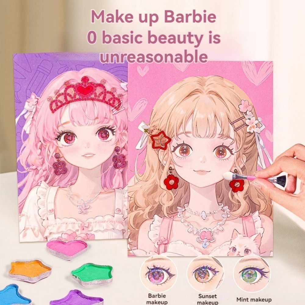新しい3in1 DIYプリンセスメイクアップセット ダイヤモ - Art Craft Books のレビューと価格