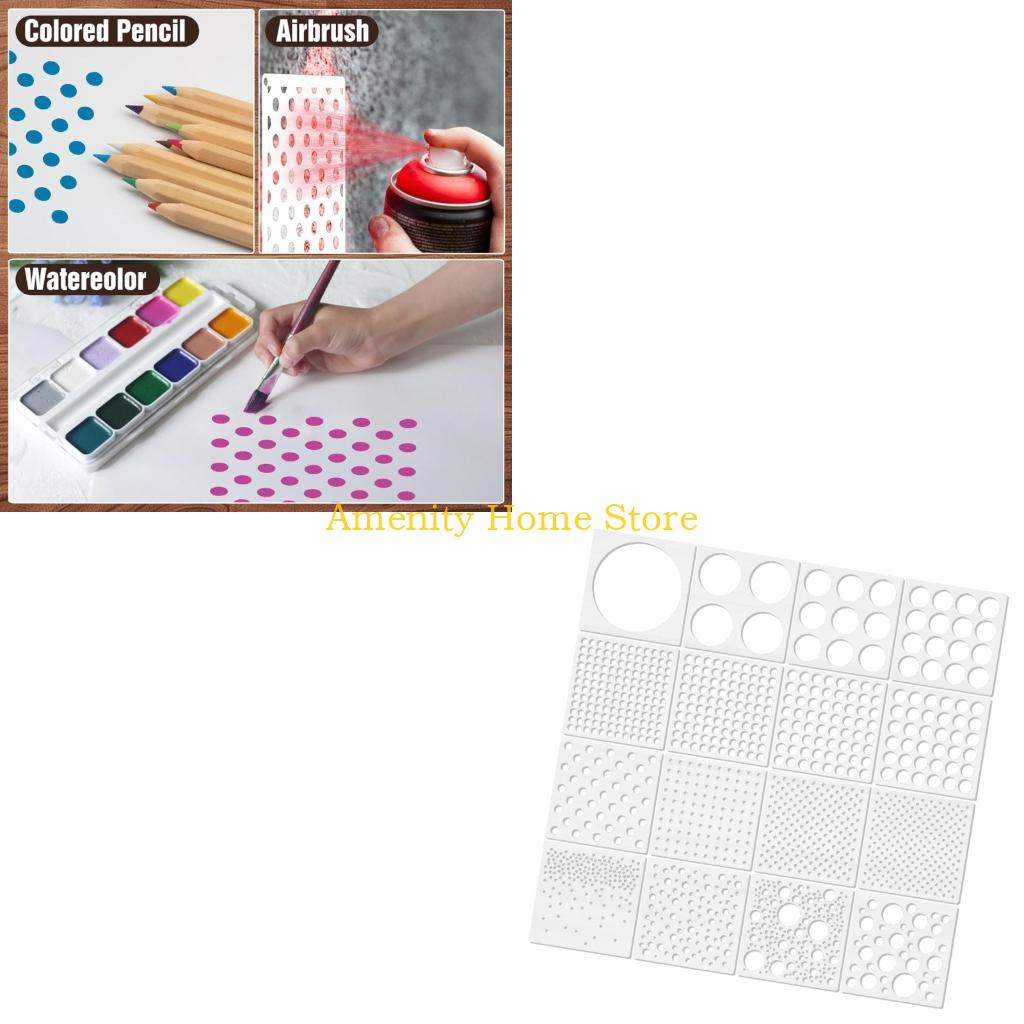 F26C ラウンドデザインドットペイントステンシルパック、D - Art And Craft With Paint のレビューと価格