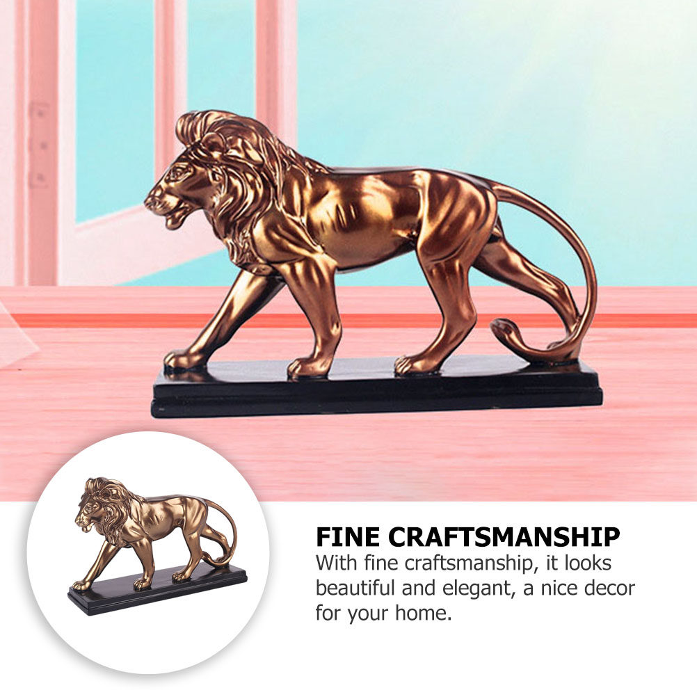 1個入り樹脂製ライオンオーナメント デスクトップ彫刻 装飾工 - Art Craft Gift Ideas のレビューと価格