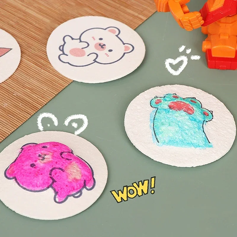 3D パフィーフォームテクスチャペイントペーパー子供のための - Art Craft Toys のレビューと価格