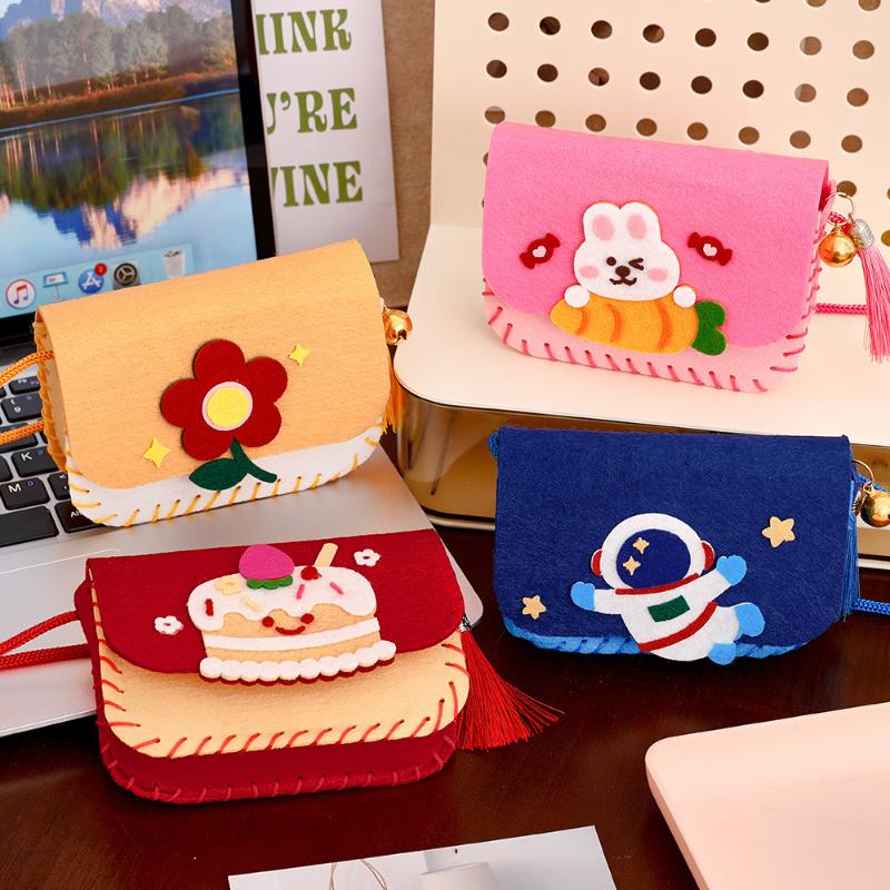 子供用フェルトバッグ製作キット DIYソーイングおもちゃ ア - Art Craft Toys のレビューと価格