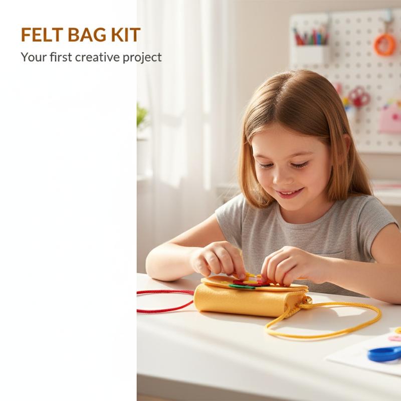 子供用フェルトバッグ製作キット DIYソーイングおもちゃ ア - Art Craft Toys のレビューと価格