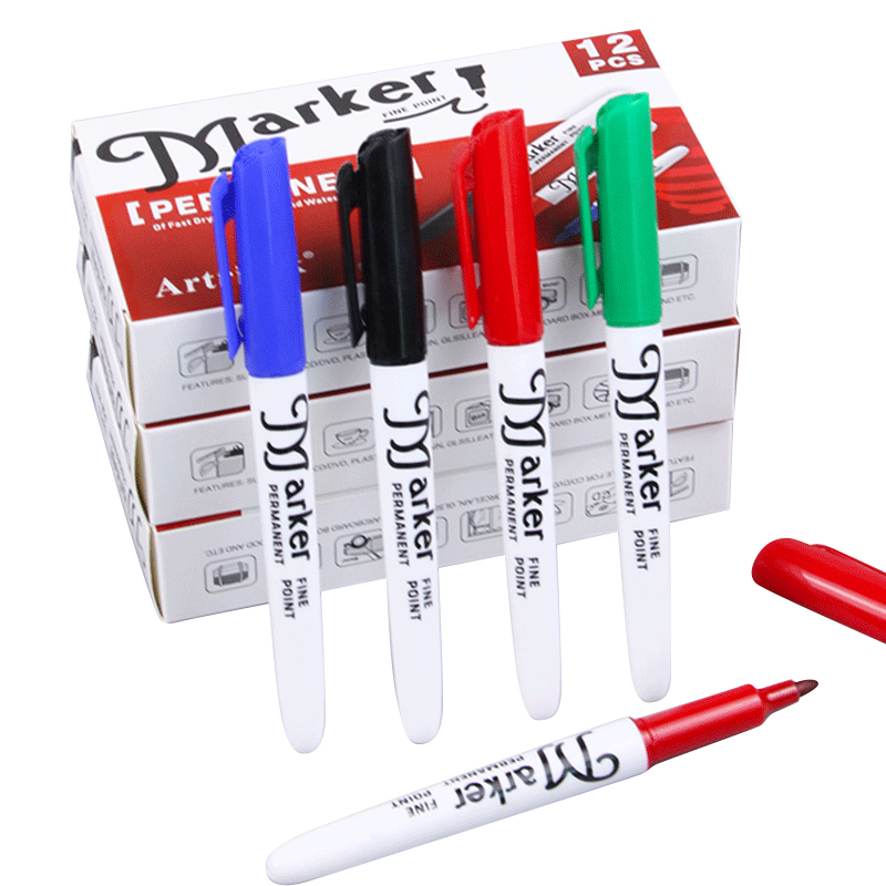 クイックドライ油性マーカーセット、消去不可、CDガラスへの落 - Illustration Marker Set のレビューと価格
