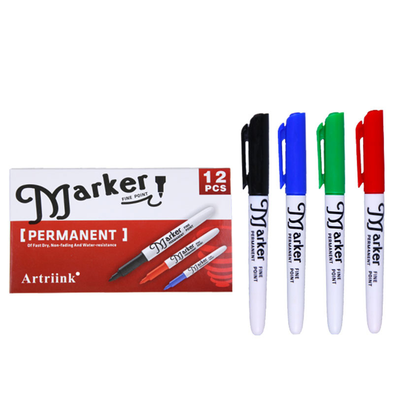 クイックドライ油性マーカーセット、消去不可、CDガラスへの落 - Illustration Marker Set のレビューと価格