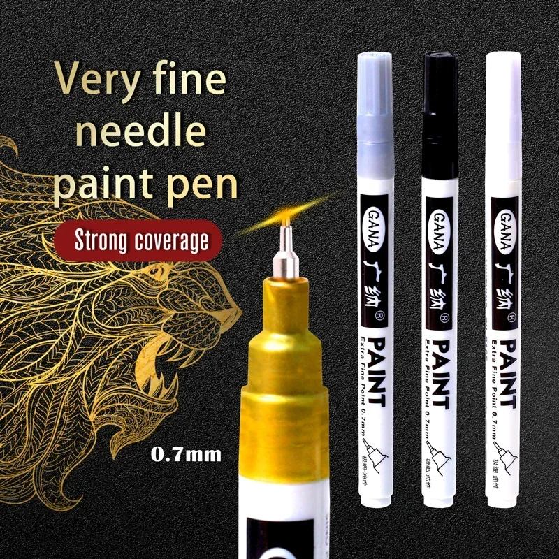 4 ピース/セット油性白黒油性ペイントマーカーペン 0.7  - Illustration Marker Set のレビューと価格