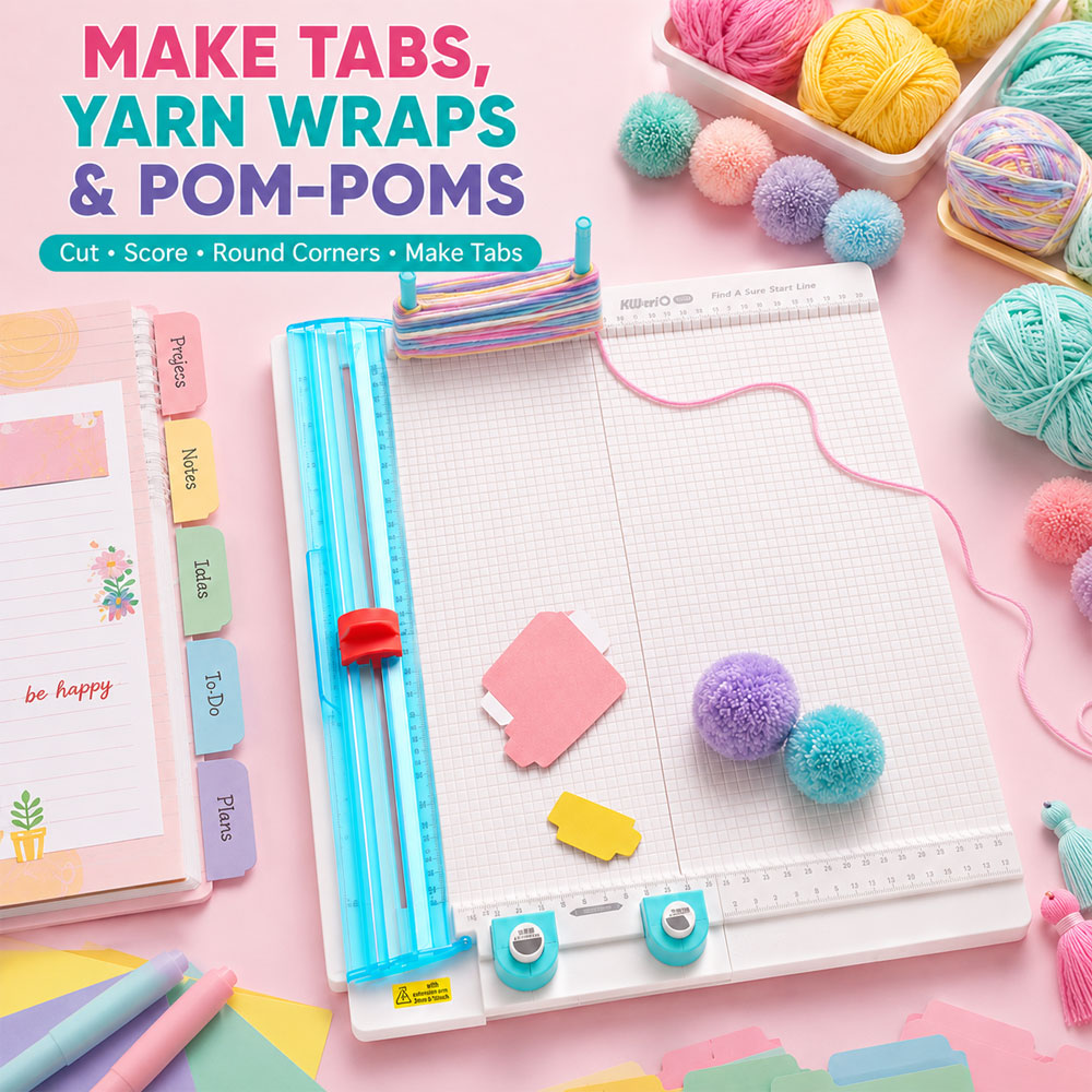 7-in-1ペーパーカッター＆スコアリングボード、10枚用折 - Art Craft Paper のレビューと価格