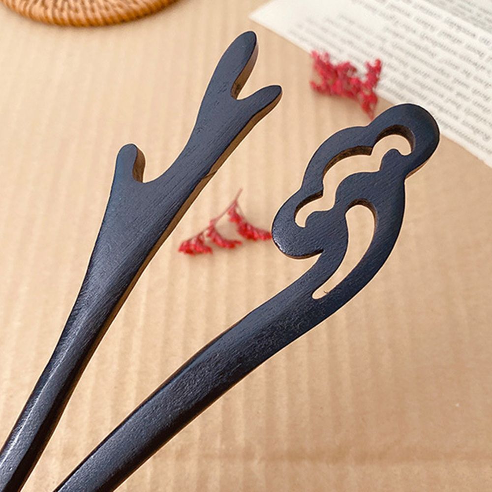 レトロスタイルの手作り彫刻ヘアケアアクセサリー、箸型ヘアステ - Art Craft Stick のレビューと価格
