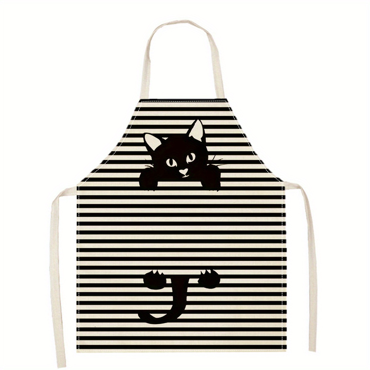 リネンエプロン 面白い猫のサングラスプリント キッチン 調理 - Art Craft Gift Ideas のレビューと価格