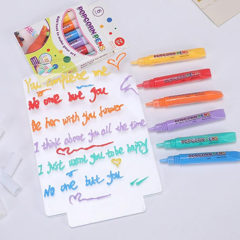 6/12本セット 新しいエキゾチックポップコーンペン 多機能 - Illustration Marker Set のレビューと価格